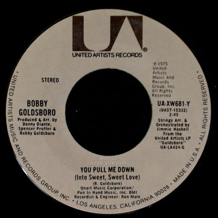 Bobby Goldsboro - Sing Along (La La La) / You Pull Me Down (Into Sweet, Sweet Love) side B