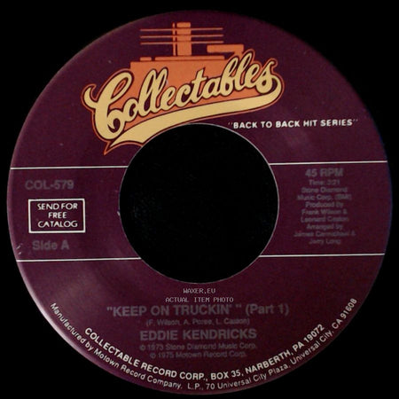 Eddie Kendricks - Keep On Truckin' (Part 1) / Son Of Sagittarius side A