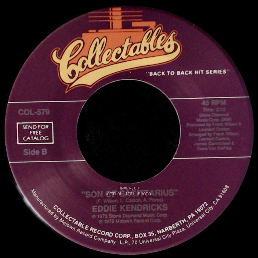Eddie Kendricks - Keep On Truckin' (Part 1) / Son Of Sagittarius side B