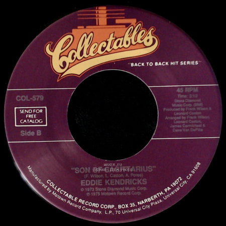Eddie Kendricks - Keep On Truckin' (Part 1) / Son Of Sagittarius side B