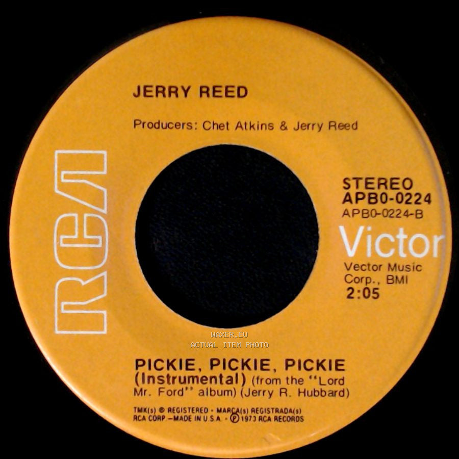 Jerry Reed - The Crude Oil Blues / Pickie, Pickie, Pickie (Instrumental) side B