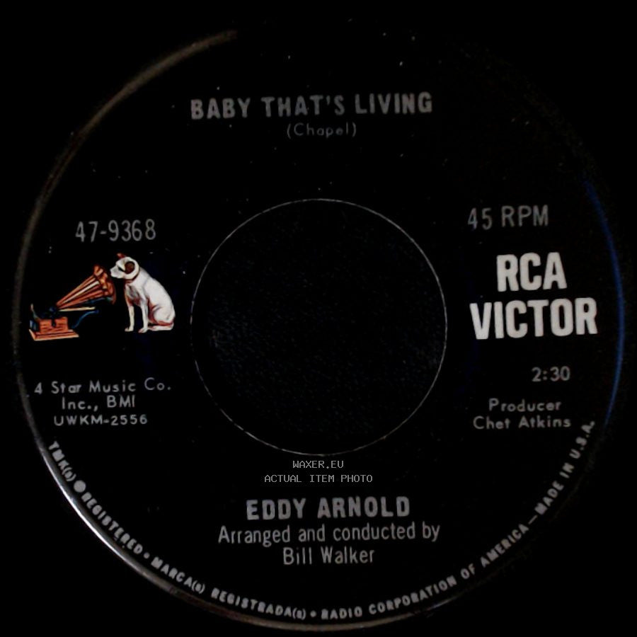 Eddy Arnold - Here Comes Heaven / Baby That's Living side B
