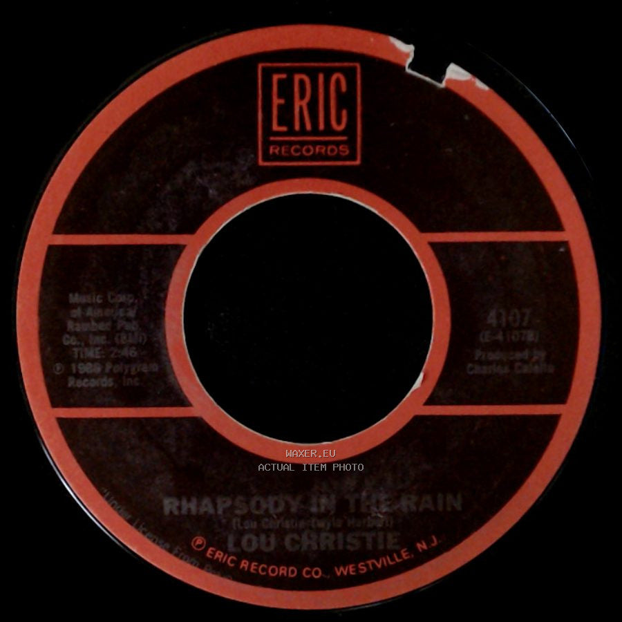Lou Christie - Rhapsody In The Rain / Lightnin' Strikes side A