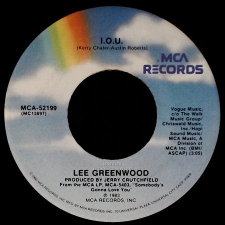 Lee Greenwood - I.O.U. / Another You side A