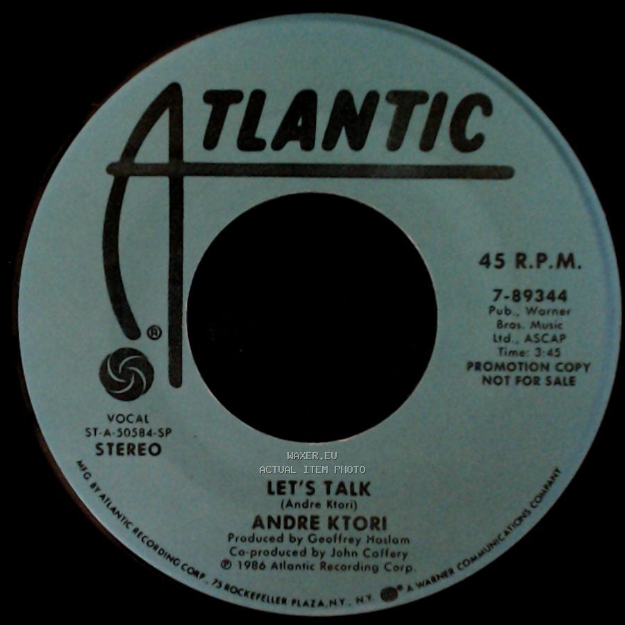 Andre Ktori - Let's Talk / Let's Talk side A