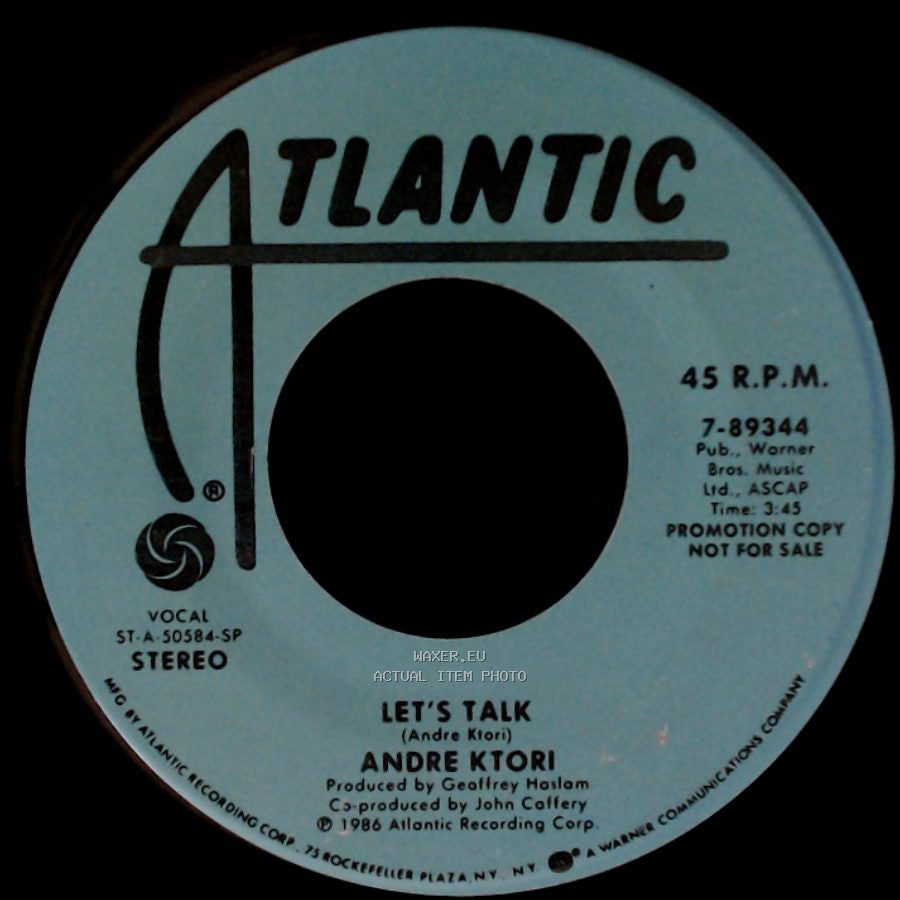Andre Ktori - Let's Talk / Let's Talk side B