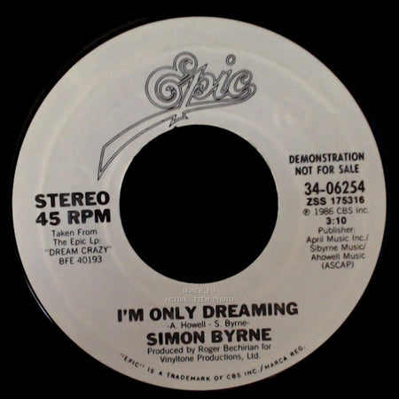 Simon Byrne - I'm Only Dreaming / I'm Only Dreaming side A