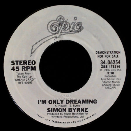 Simon Byrne - I'm Only Dreaming / I'm Only Dreaming side B