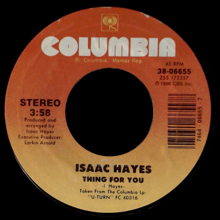 Isaac Hayes - Thing For You / Thank God For Love side A