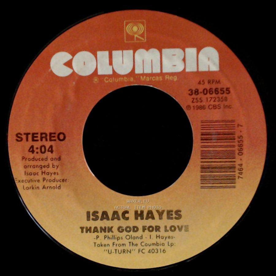 Isaac Hayes - Thing For You / Thank God For Love side B