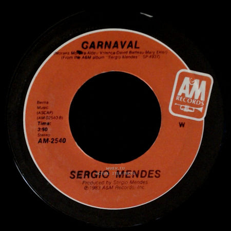 Sergio Mendes - Never Gonna Let You Go / Garnaval side B