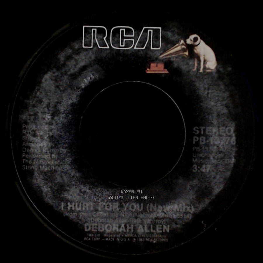 Deborah Allen - Cheat The Night / I Hurt For You (No Crime) side B