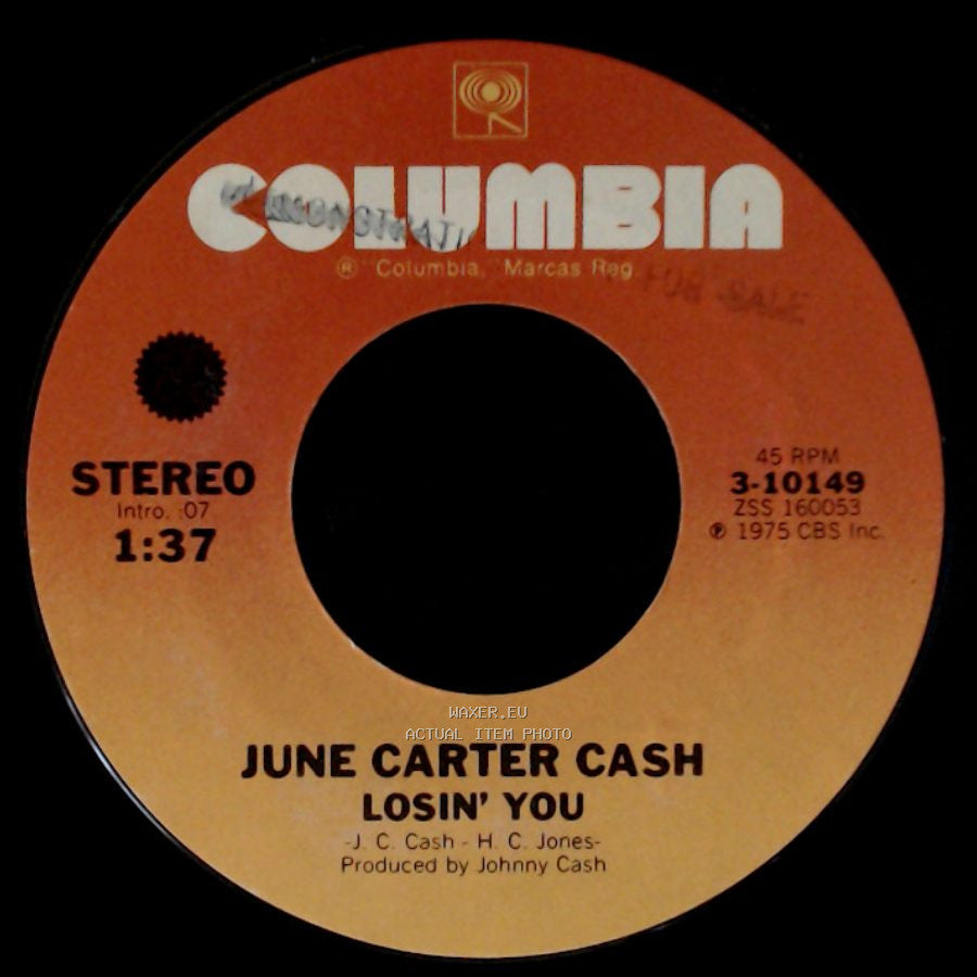 June Carter Cash - The Shadow Of A Lady / Losin' You side B