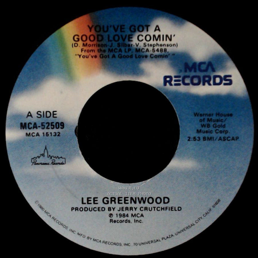 Lee Greenwood - You've Got A Good Love Comin' / Even Love Can't Save Us Now side A