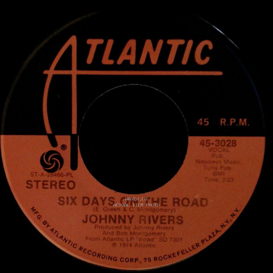 Johnny Rivers - Six Days On The Road / Artists & Poets side A
