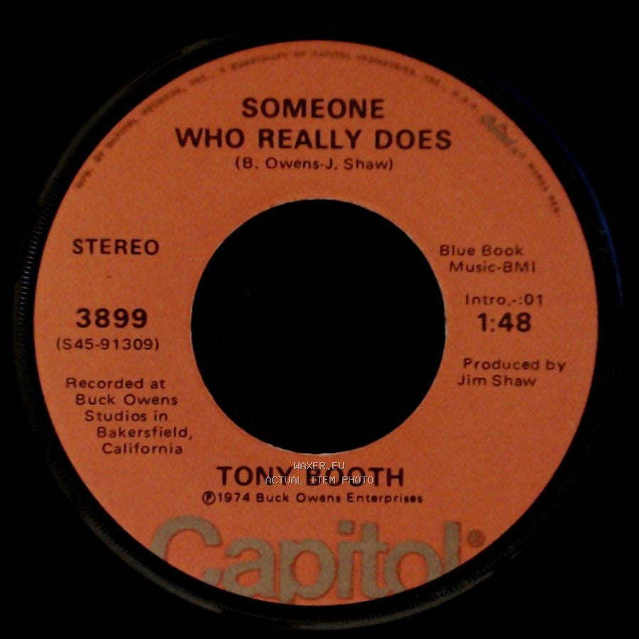 Tony Booth - Someone Who Really Does / There Ain't Enough Of Love To Go Around side A