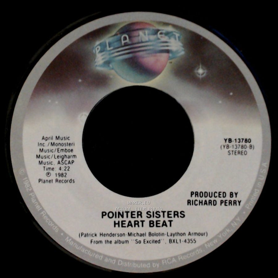 Pointer Sisters - Heart Beat / Jump (For My Love) side A