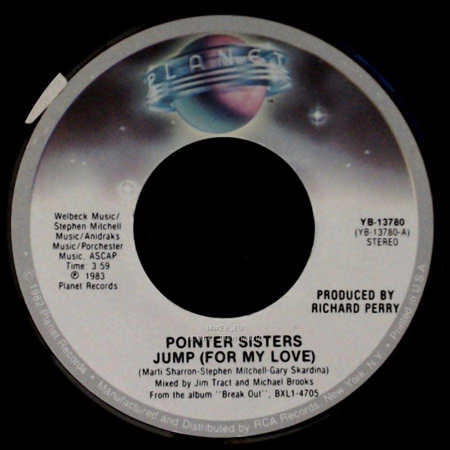 Pointer Sisters - Heart Beat / Jump (For My Love) side B