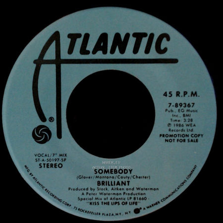 Brilliant - Somebody / Somebody side A