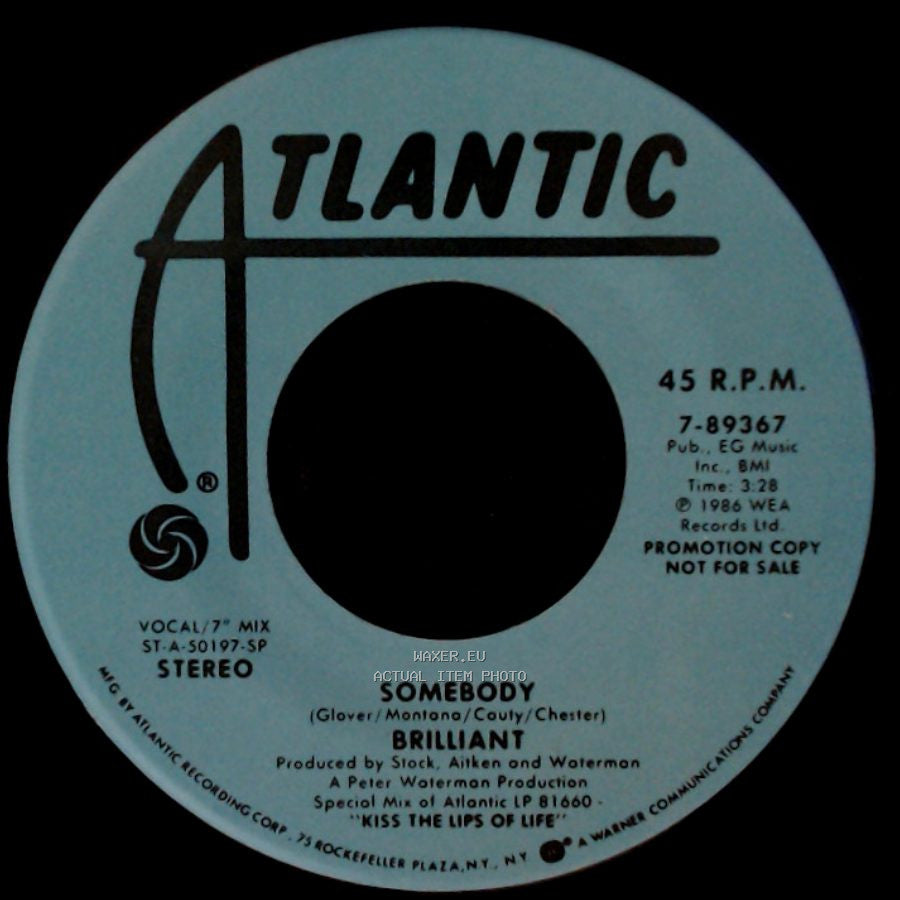 Brilliant - Somebody / Somebody side A