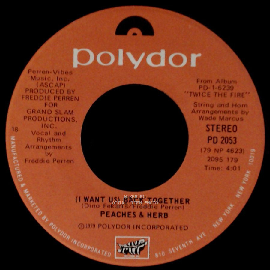 Peaches & Herb - (I Want Us) Back Together / I Pledge My Love side A