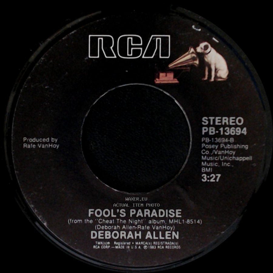 Deborah Allen - Fool's Paradise / I've Been Wrong Before side A