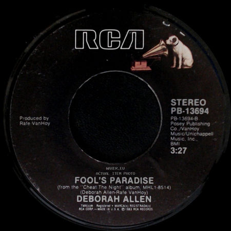 Deborah Allen - Fool's Paradise / I've Been Wrong Before side A