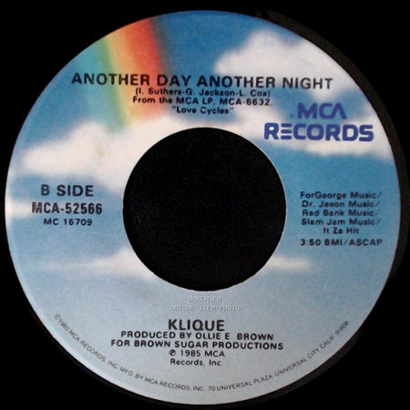 Klique - A Woman, A Lover, A Friend / Another Day Another Night side B