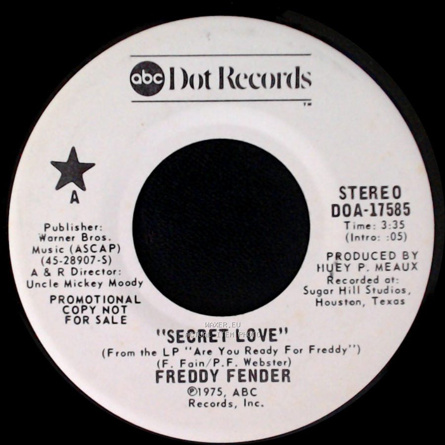Freddy Fender - Secret Love / Secret Love side A