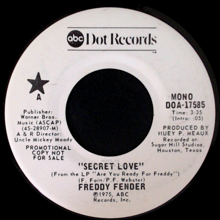 Freddy Fender - Secret Love / Secret Love side B