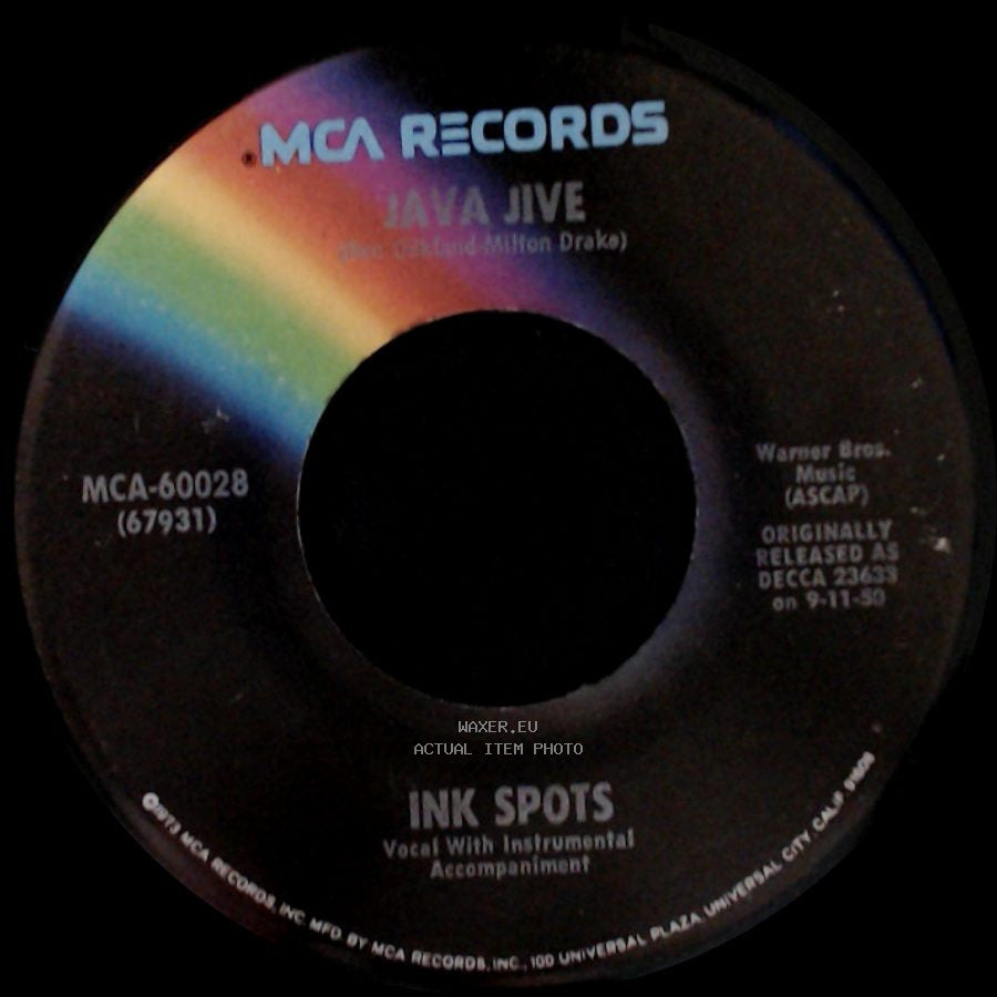 Ink Spots - To Each His Own / Java Jive side B