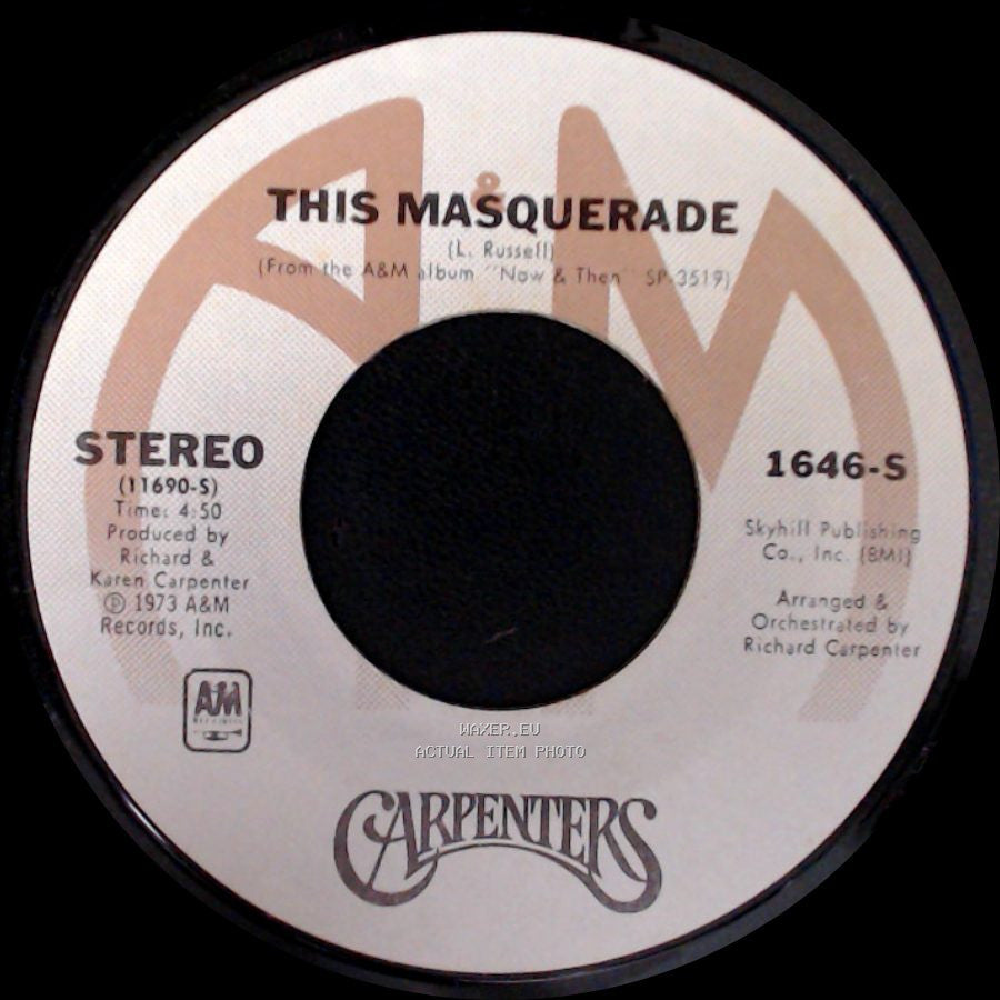 Carpenters - Please Mr. Postman / This Masquerade side B