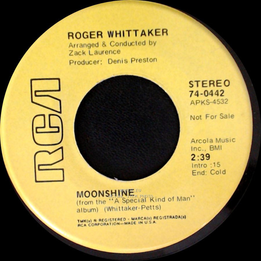 Roger Whittaker - Moonshine / Why? side A