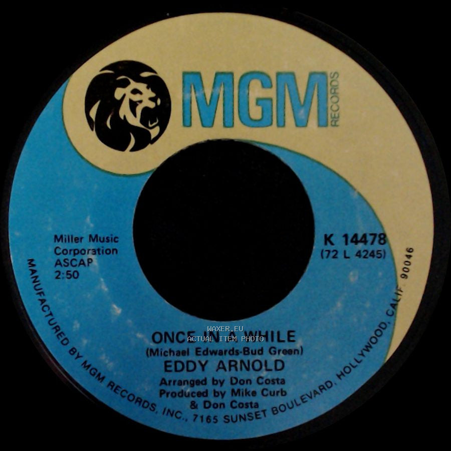 Eddy Arnold - So Many Ways / Once In A While side B