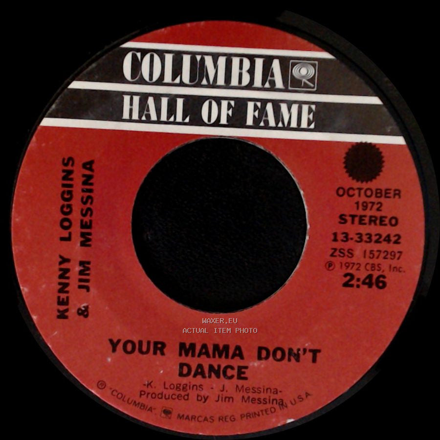 Kenny Loggins & Jim Messina - Peace Of Mind / Your Mama Don't Dance side B