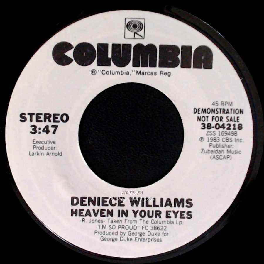 Deniece Williams - Heaven In Your Eyes / Heaven In Your Eyes side A