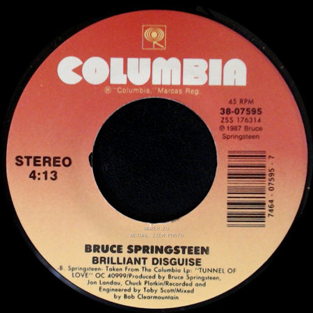 Bruce Springsteen - Lucky Man / Brilliant Disguise side B