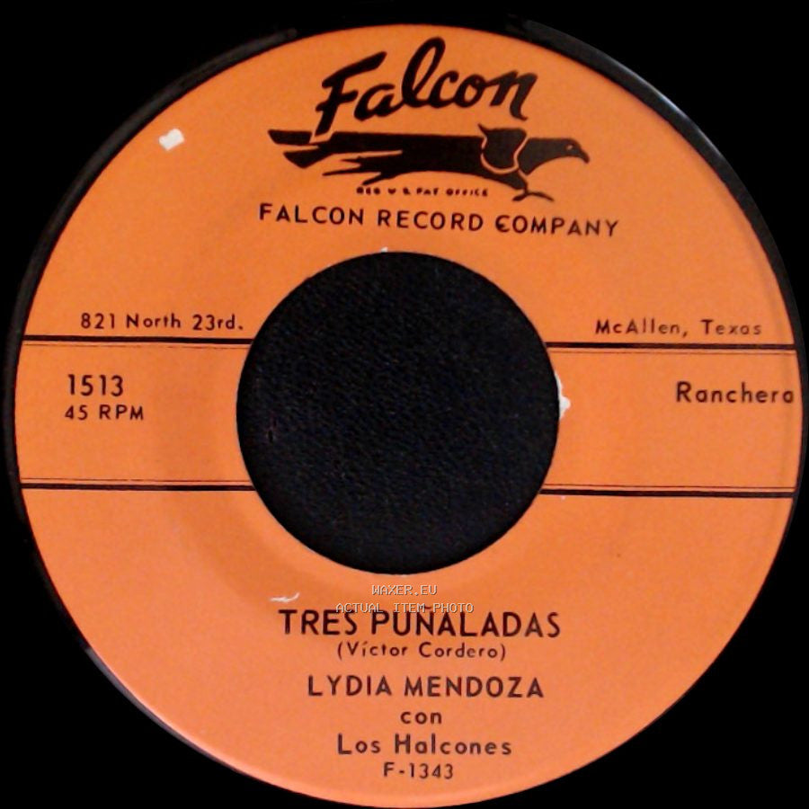 Lydia Mendoza Con Los Halcones - Cuando El Destino / Tres Puñaladas side B