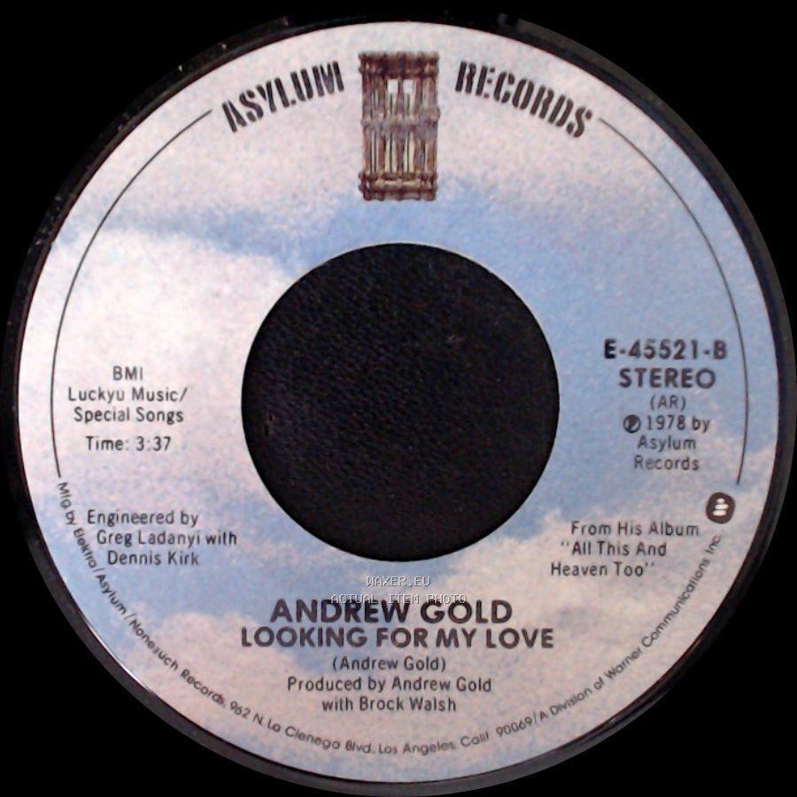 Andrew Gold - How Can This Be Love / Looking For My Love side B