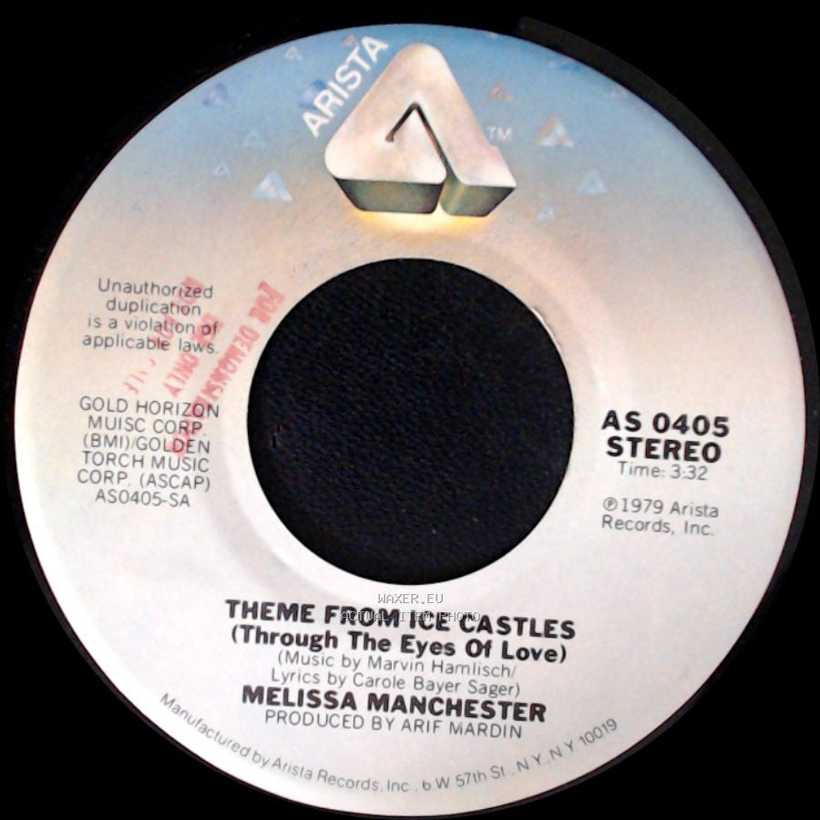 Melissa Manchester - Such A Morning / Theme From Ice Castles (Through The Eyes Of Love) side B