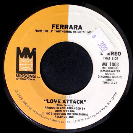 Ferrara - Shake It Baby Love / Love Attack side A