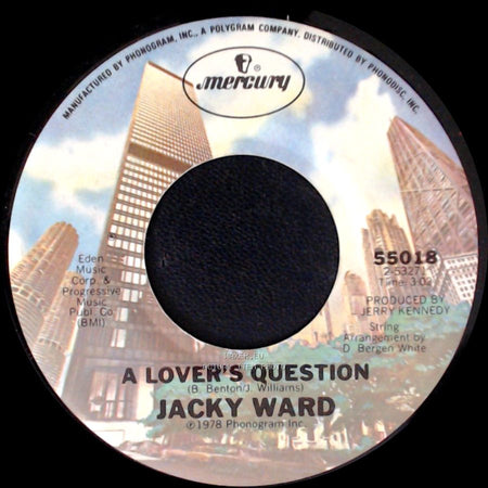Jacky Ward - A Lover's Question / She Belongs To Me side A