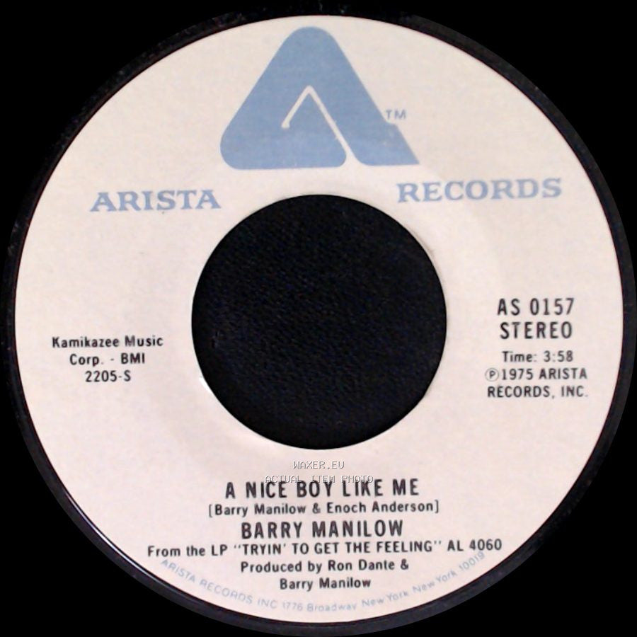 Barry Manilow - A Nice Boy Like Me / I Write The Songs side A