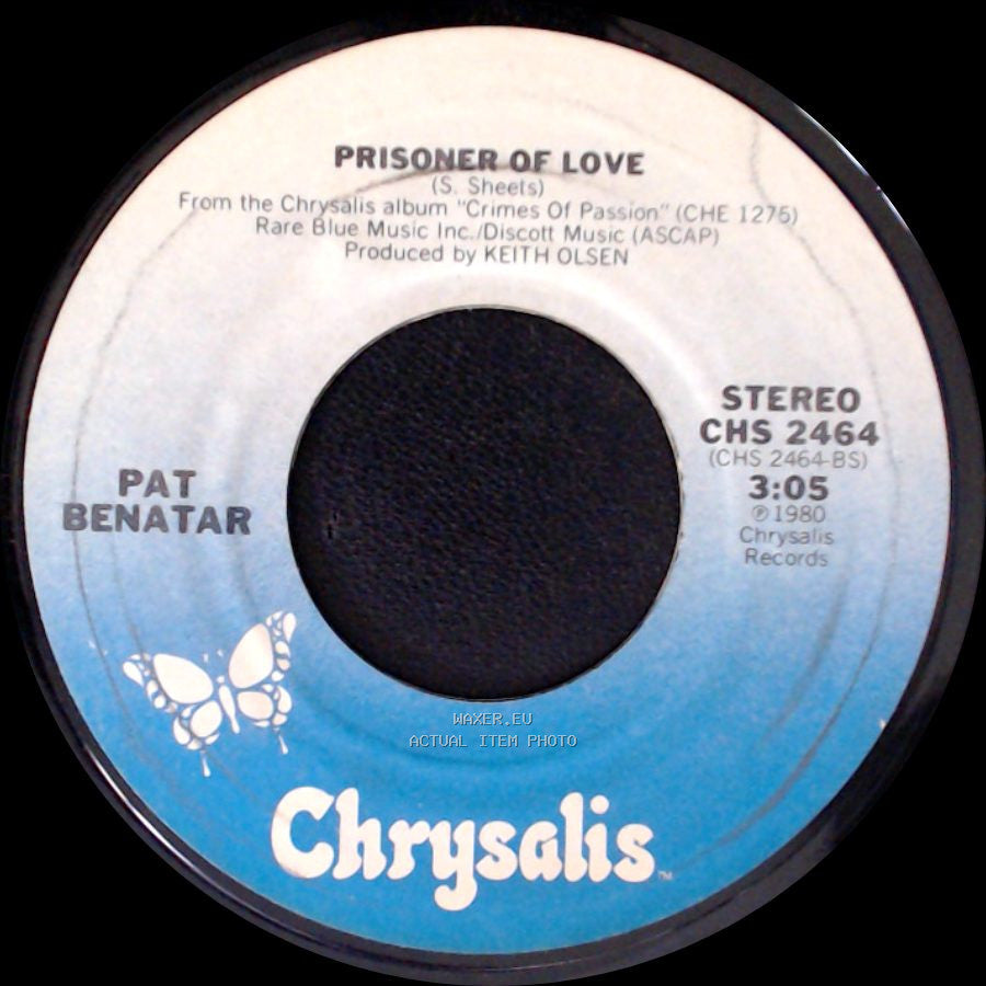 Pat Benatar - Hit Me With Your Best Shot / Prisoner Of Love side B