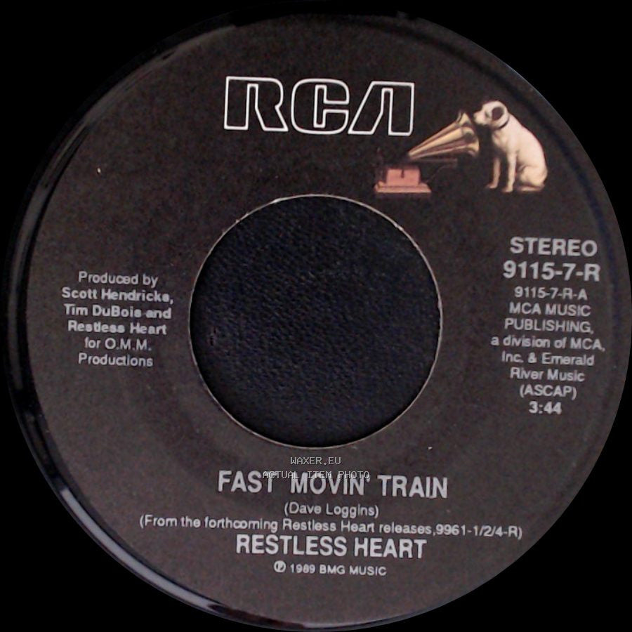 Restless Heart - The Truth Hurts / Fast Movin' Train side B