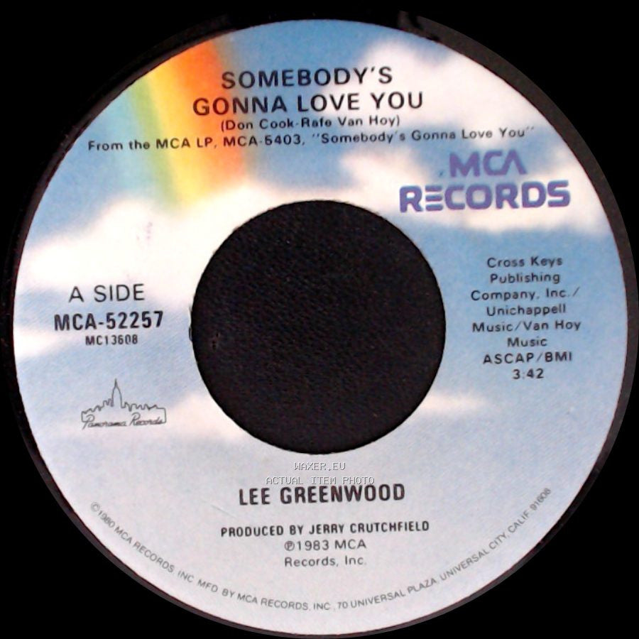 Lee Greenwood - Somebody's Gonna Love You / You're The Woman I Love side A