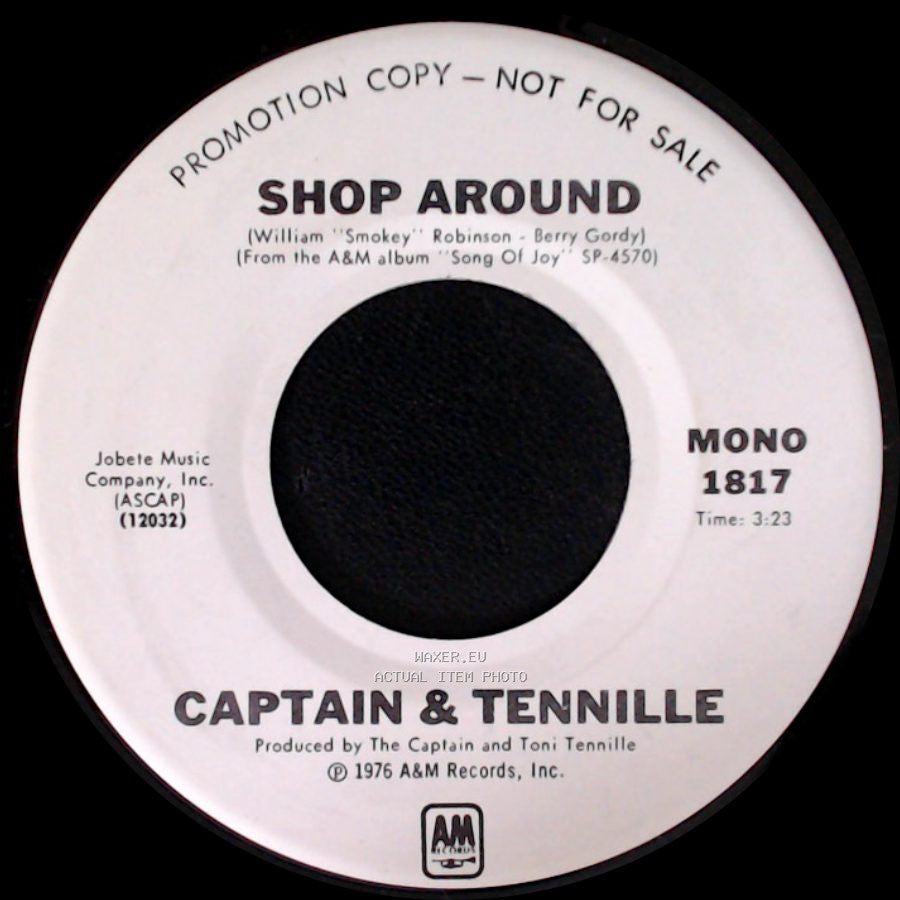 Captain & Tennille - Shop Around / Shop Around side A