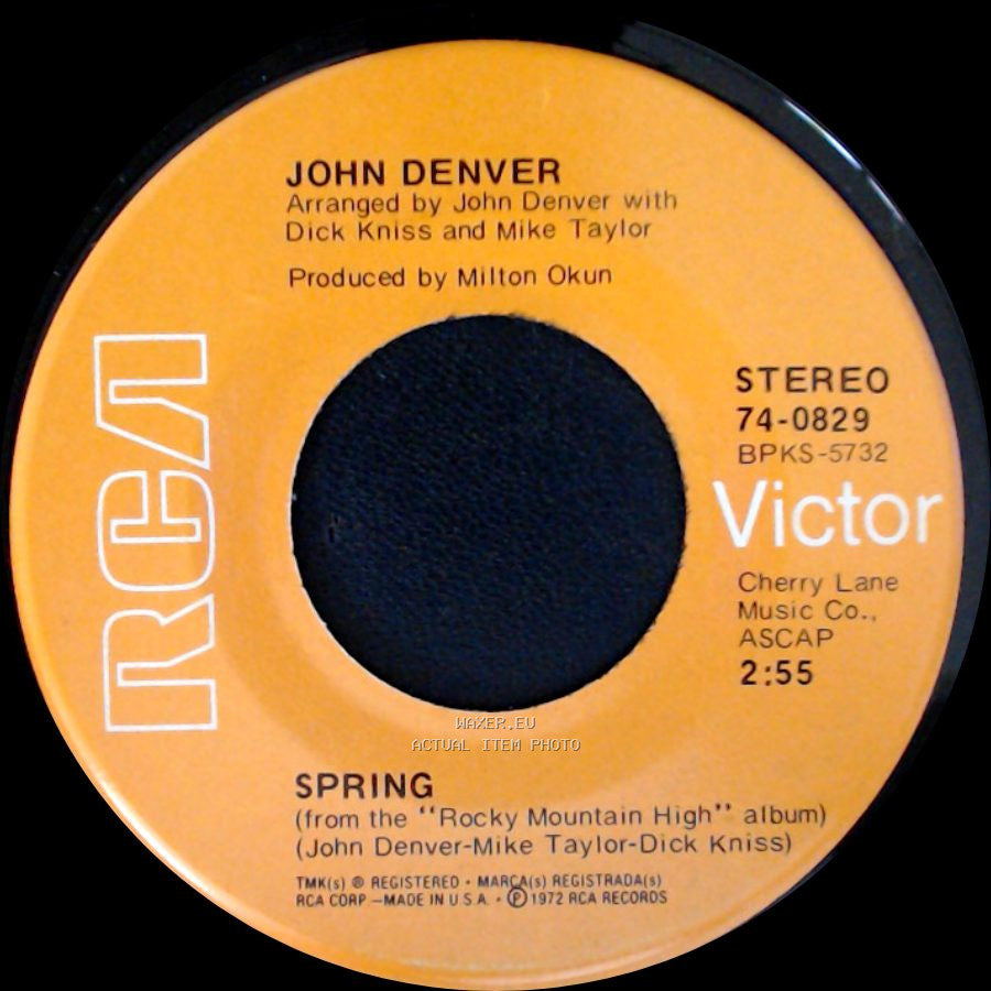 John Denver - Rocky Mountain High / Spring side B