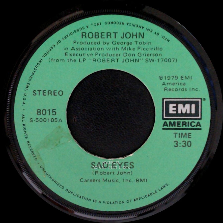 Robert John - Am I Ever Gonna Hold You Again / Sad Eyes side B