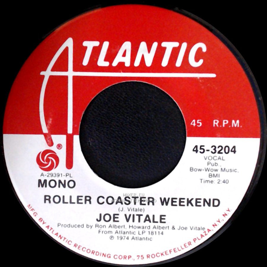 Joe Vitale - Roller Coaster Weekend / Roller Coaster Weekend side A